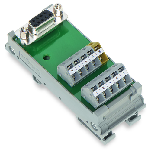 Wago 289-576 | Interface module, with solder pin, Female connector, 15-pole, Mating connector with solder
